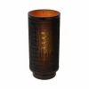 Online Lucide Lampe à poser Tagalog en bambou, noire