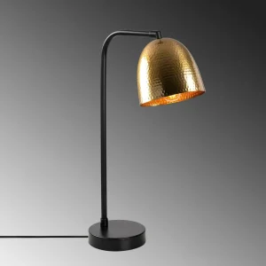 Clearance Opviq Lampe à poser Tattoo 5031, or antique, métal, hauteur 52 cm