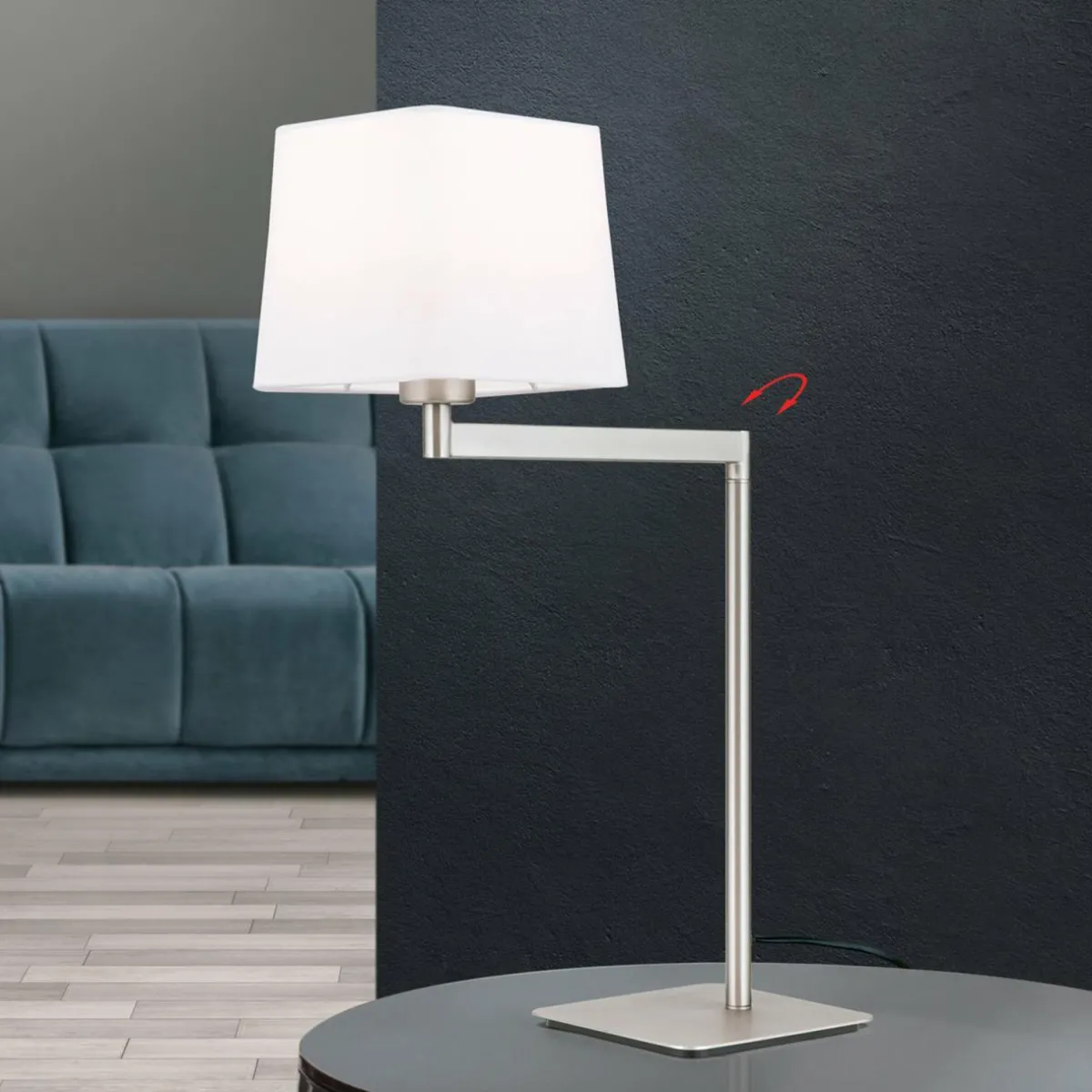 lampe__poser_textile_carlton_nickel_mat_0.webp Cheap ORION Lampe à poser textile Carlton, nickel mat