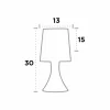 Clearance Searchlight Lampe à poser Touch 3922, laiton ancien