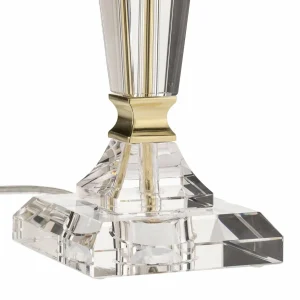 Sale ORION Lampe à poser Veronique, pied étroit, crème/doré