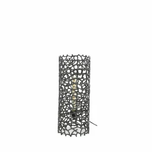 Fashion Zijlstra Lampe à poser Weaver, couleur nickel, hauteur 61 cm, aluminium