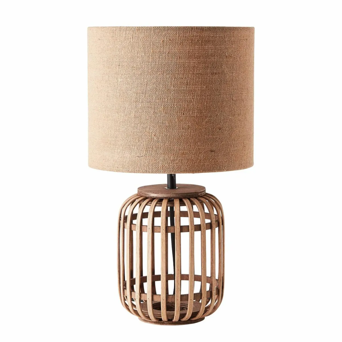 lampe__poser_woodrow_en_bambou_abatjour_en_tissu_0.webp Cheap Brilliant Lampe à poser Woodrow en bambou abat-jour en tissu