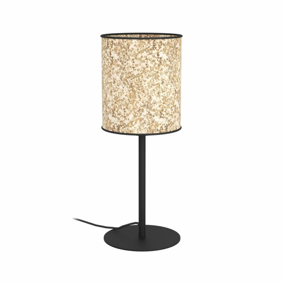 lampe_de_table_butterburn_hauteur__cm_beigevert_tissu_0.webp Sale EGLO Lampe de table Butterburn, hauteur 47,5 cm, beige/vert, tissu