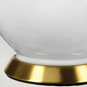 Fashion Elstead Lampe de table en tissu Isla laiton antique/verte