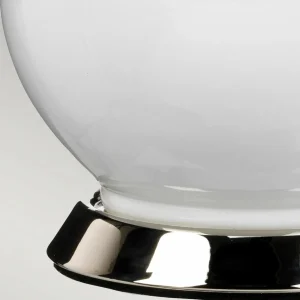 Best Elstead Lampe de table en tissu Isla nickel poli/jaune
