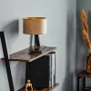 Flash Sale Euluna Lampe de table Golden Roller h 30 cm beige/doré