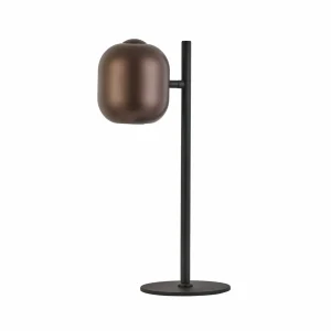 New Brilliant Lampe de table Jane, hauteur 41 cm, noir, métal