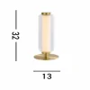 Fashion Searchlight Lampe de table LED Mod, couleur laiton, intensité variable sur 3 niveaux, acier