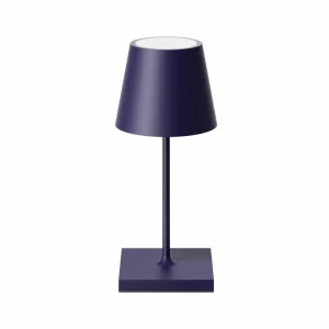 Cheap Sigor Lampe de table LED rechargeable Nuindie mini, USB-C, bleu, IP54, intensité