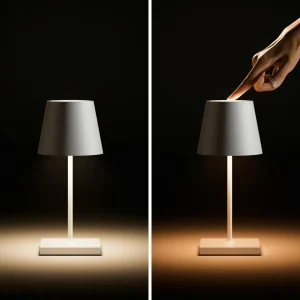 Cheap Sigor Lampe de table LED rechargeable Nuindie mini, USB-C, bleu, IP54, intensité