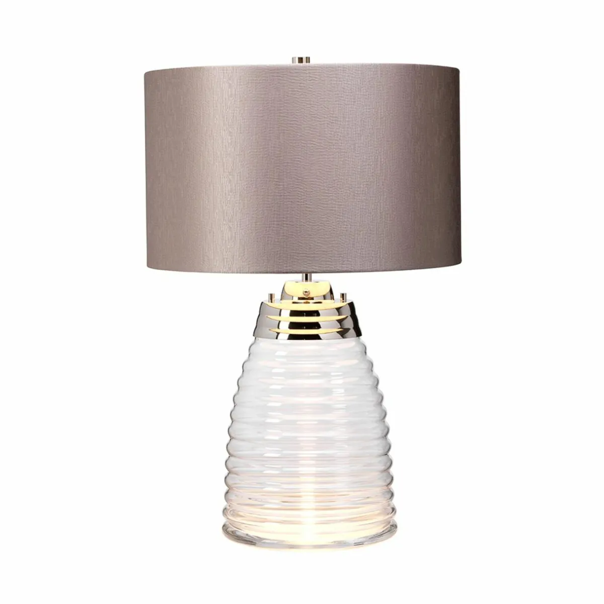lampe_de_table_milne_verretissu_grise_0.webp New Quintiesse Lampe de table Milne verre/tissu grise