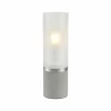 Cheap Markslöjd Lampe de table Molo, pied en béton verre givré hauteur 30cm