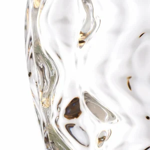 Clearance Quintiesse Lampe de table Samara, Ø 45,7 cm, transparent, tissu, verre, à 2 lampes