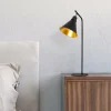Clearance Opviq Lampe de table Sivani MR-608, noir/or, métal, hauteur 50 cm
