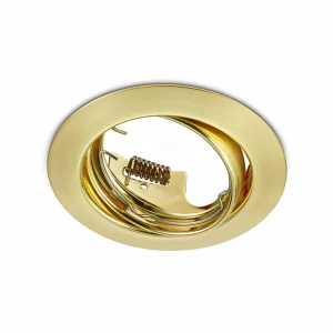 Best Trio Lighting Lampe encastrable Jura ronde en laiton