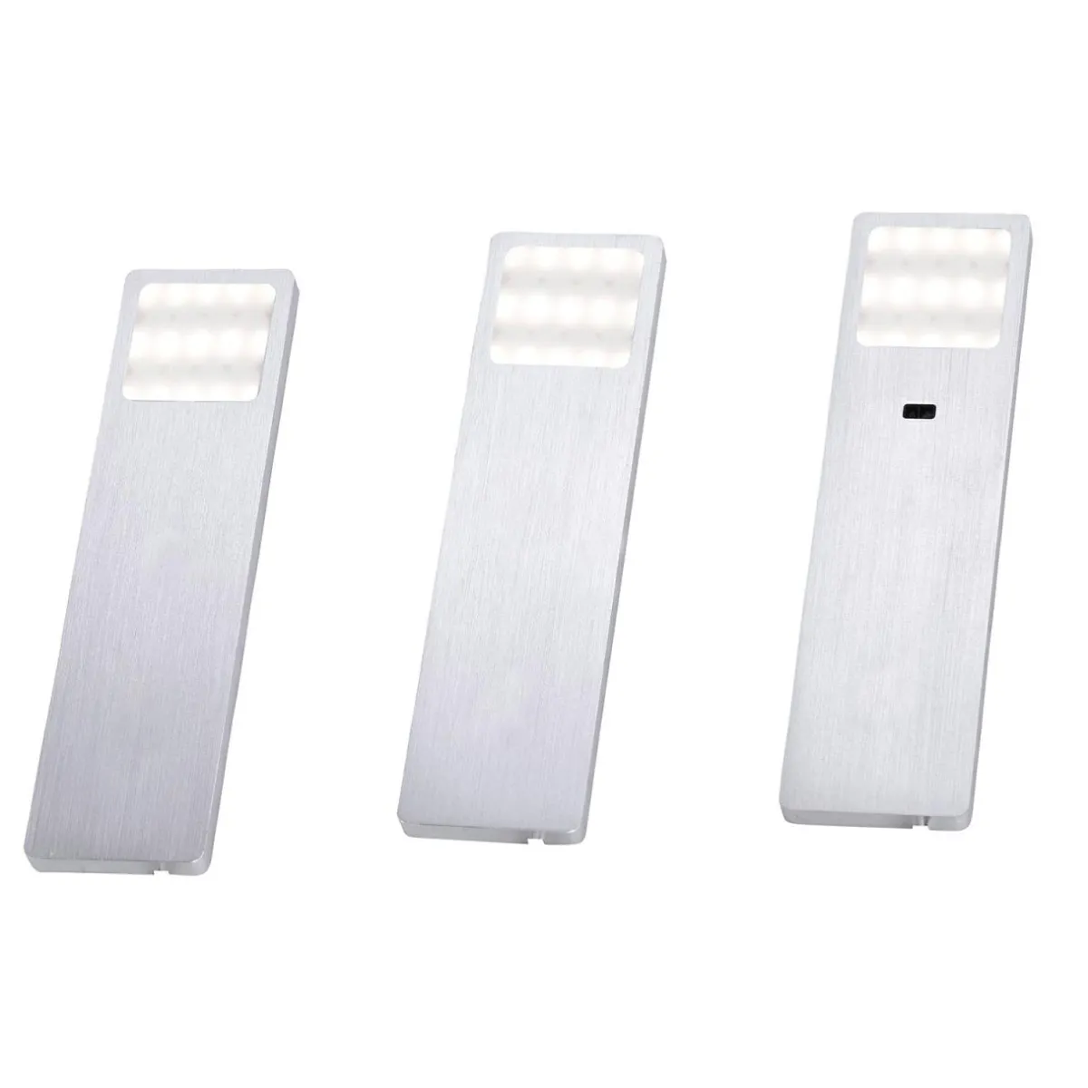 Discount Paul Neuhaus Lampe pour meubles LED Helena, 19 x 5 cm, lot de 3, capteur, métal