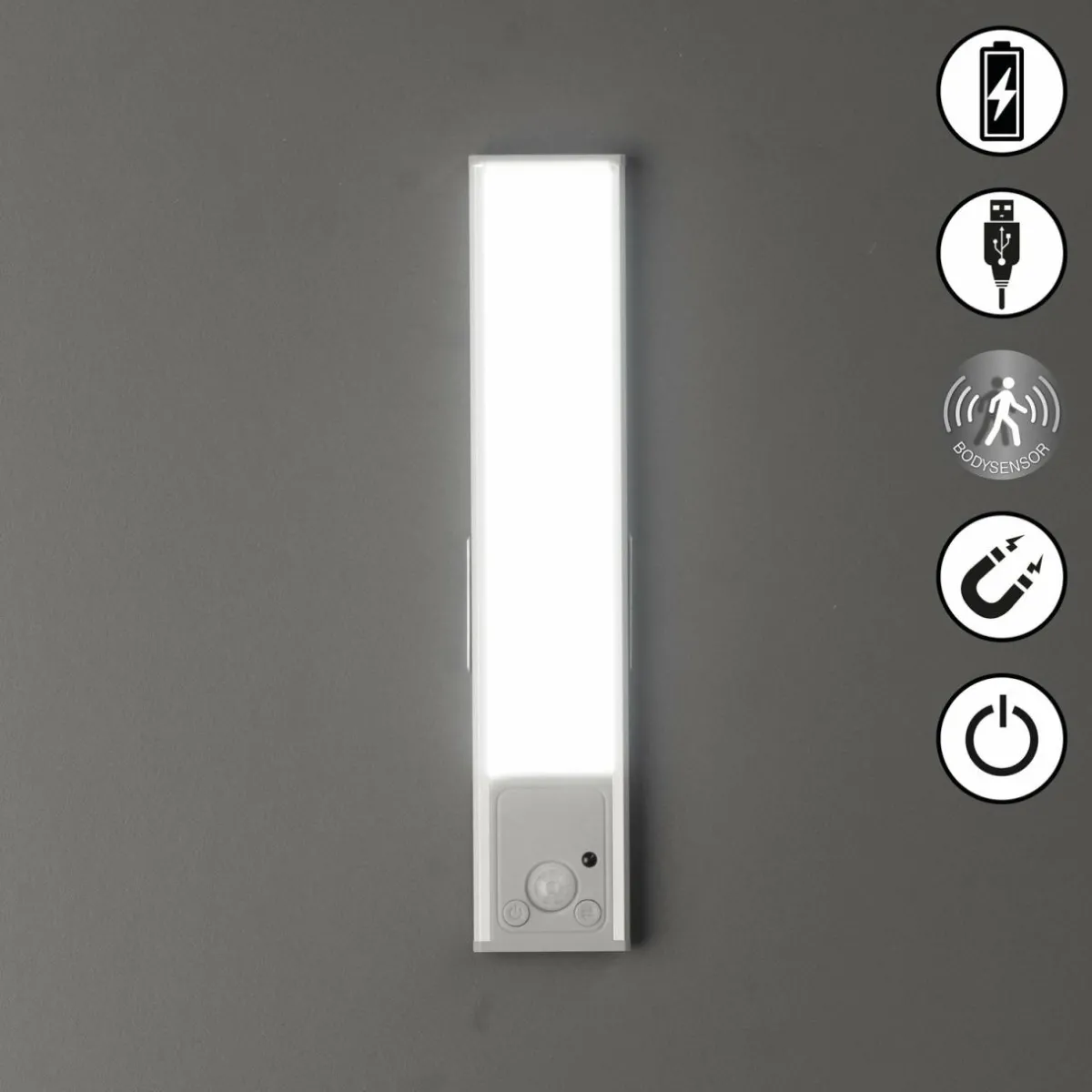 lampe_sous_meuble_led__accu_magnetics_argent_capteur_1.webp Flash Sale FH Lighting Lampe sous meuble LED à accu Magnetics, argent, capteur