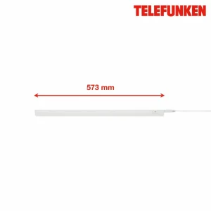 Online Telefunken Lampe sous meuble LED Hephaistos, blanc, longueur 57 cm