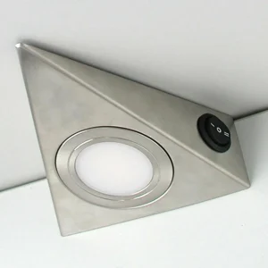 Clearance Evotec Lampe sous meuble LED triangulaire CS, set de 3 pièces