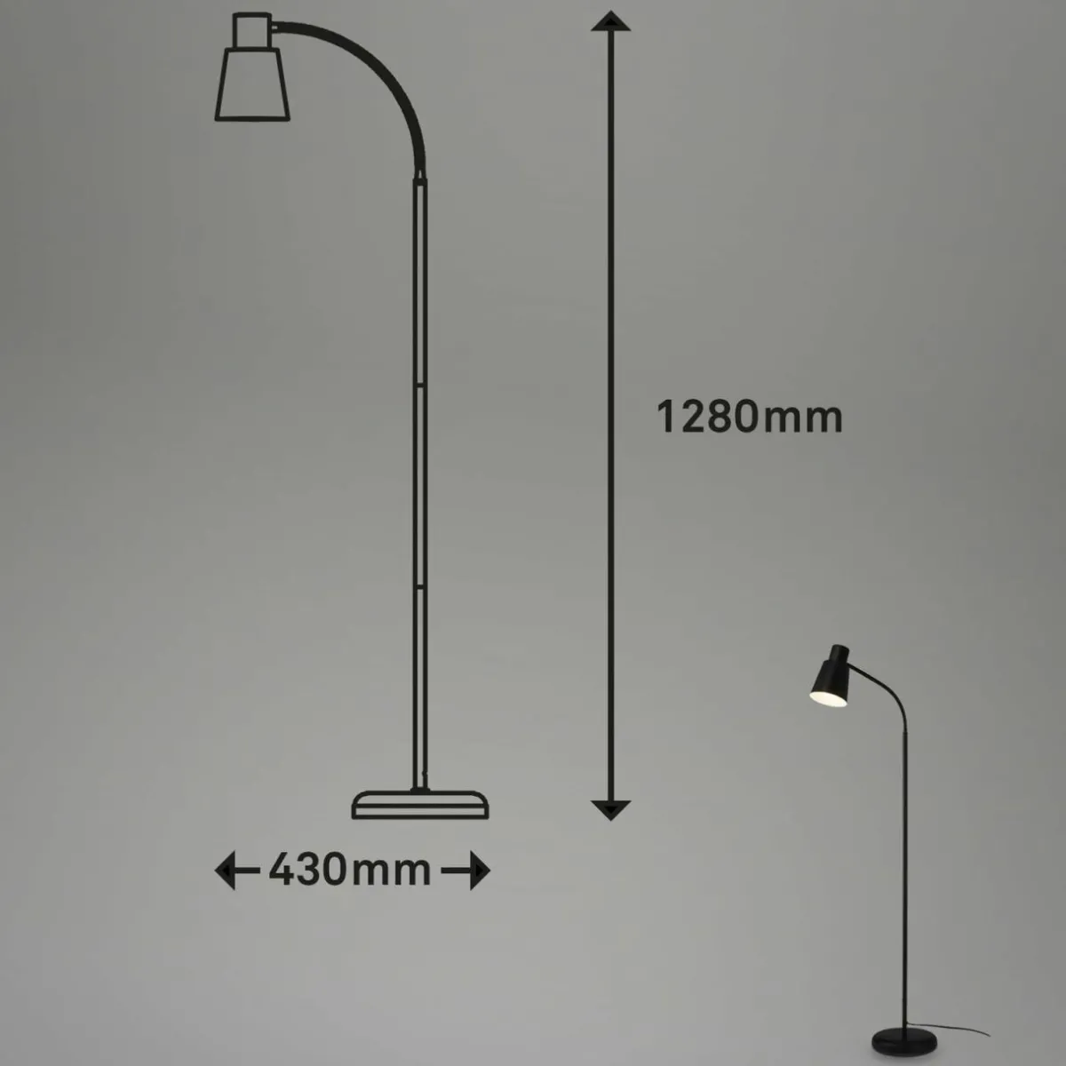 lampe_sur_pied__en_mtal_en_noir_0.webp Store Briloner Lampe sur pied 1474015 en métal en noir