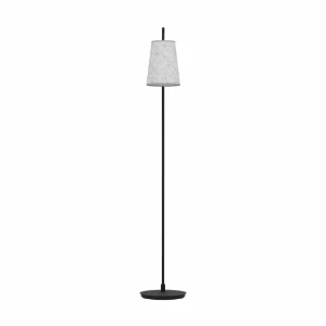 Hot EGLO Lampe sur pied Alsager avec abat-jour en feutre