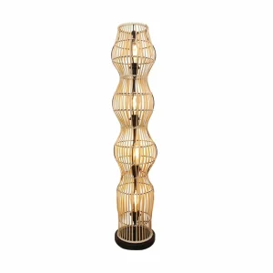 Outlet Eco-Light Lampe sur pied Bamboo, naturel