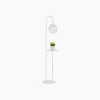 Cheap EMIBIG LIGHTING Lampe sur pied Bari, blanc, métal, verre