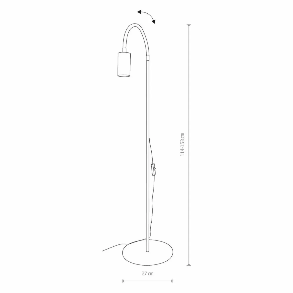 lampe_sur_pied_eye_flex_avec_bras_flexible_blanc_1.webp Clearance Nowodvorski Lighting Lampe sur pied Eye Flex avec bras flexible, blanc