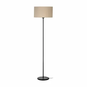 Store EGLO Lampe sur pied Feniglia abat-jour en lin naturel