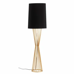 Fashion Avonni Lampe sur pied HLM-9073-1BSA en doré et noir