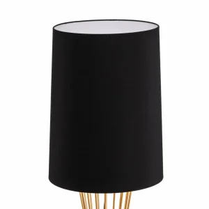 Fashion Avonni Lampe sur pied HLM-9073-1BSA en doré et noir