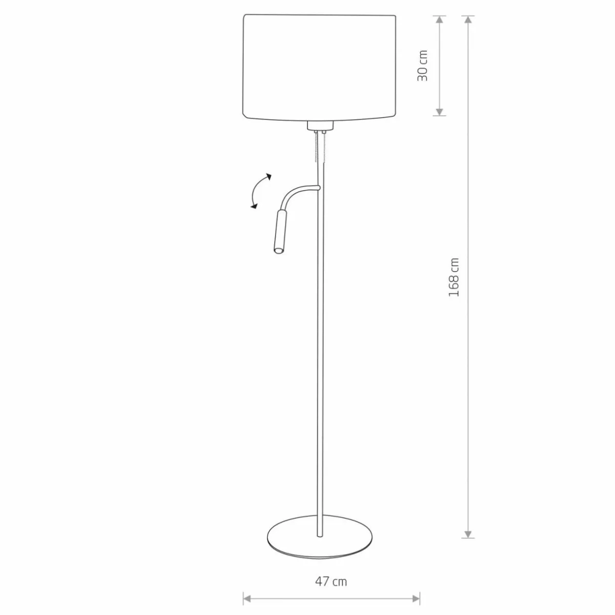 lampe_sur_pied_hotel_plus_avec_liseuse_blanc_1.webp Cheap Nowodvorski Lighting Lampe sur pied Hotel Plus avec liseuse, blanc