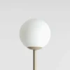 Fashion ALDEX Lampe sur pied Joel métal et verre, beige/blanche