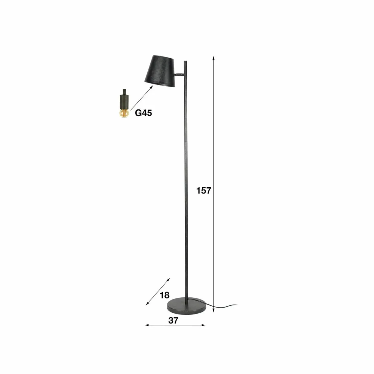 lampe_sur_pied_karenina_hauteur____lampe_1.webp Flash Sale Zijlstra Lampe sur pied Karenina, hauteur 157, à 1 lampe