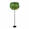 Cheap Reality Leuchten Lampe sur pied Leavy, noir/vert, hauteur 180 cm, à 3 lampes