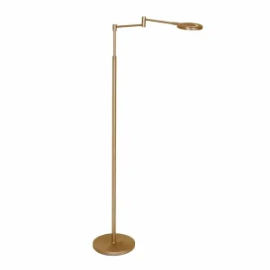 Outlet Steinhauer Lampe sur pied LED rechargeable Soleil bronze brossé, métal, variateur