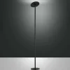 Hot Fabas Luce Lampe sur pied LED Regina, noir, CCT, intensité variable, hauteur 180 cm