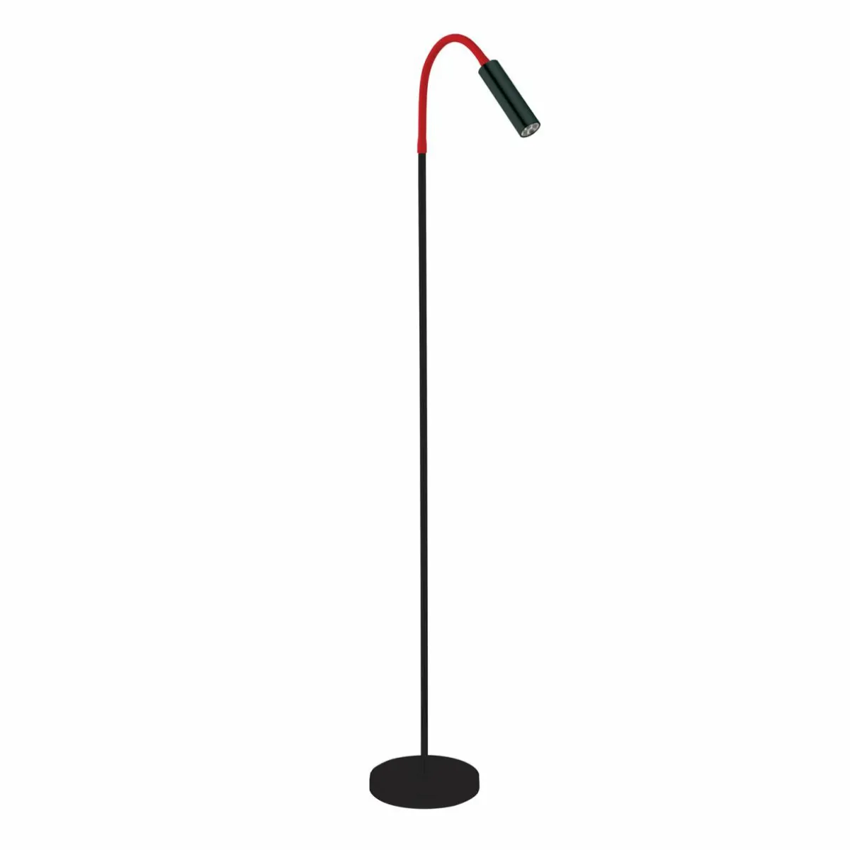 lampe_sur_pied_led_rocco_noir_mat_bras_flex_rouge_0.webp Sale Busch Lampe sur pied LED Rocco, noir mat bras flex rouge