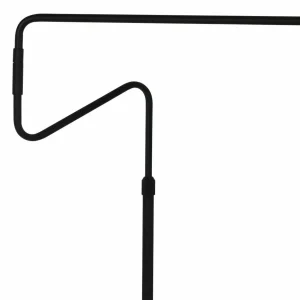 Online Steinhauer Lampe sur pied Linstrom, métal, bambou tressé, noir/naturel