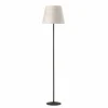 Sale ONLI Lampe sur pied Loris, noir, abat-jour beige sable