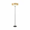 Clearance Fabas Luce Lampe sur pied Loto, couleur sable, hauteur 170 cm, variateur d'intensité au