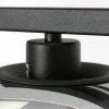 New Steinhauer Lampe sur pied Lotus, noir, métal, verre, E27