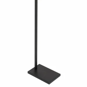 New Steinhauer Lampe sur pied Lotus, noir, métal, verre, E27