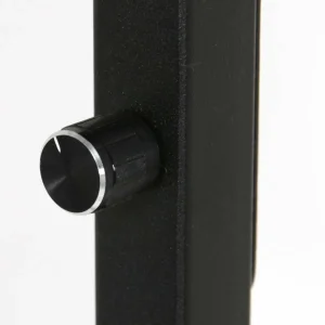 New Steinhauer Lampe sur pied Lotus, noir, métal, verre, E27