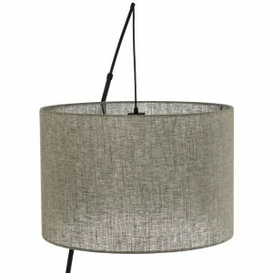 Outlet TK Lighting Lampe sur pied Moby Green, tissu