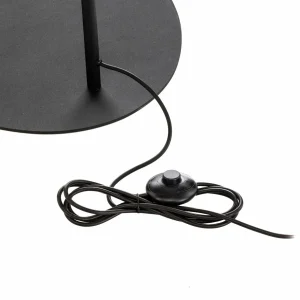 Store TK Lighting Lampe sur pied Moby White, tissu