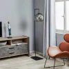 Clearance Nowodvorski Lighting Lampe sur pied Monaco avec abat-jour boule en verre