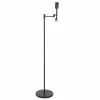 Discount Steinhauer Lampe sur pied Stang, liseuse LED, tressage noir/naturel