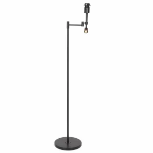 Discount Steinhauer Lampe sur pied Stang, liseuse LED, tressage noir/naturel
